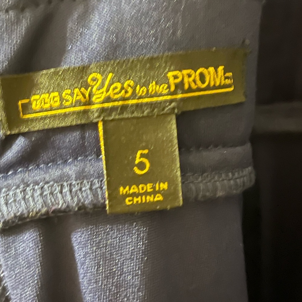 Say Yes to the Prom Womens Juniors' Rhinestone-Trim Gown - Picture 2 of 2